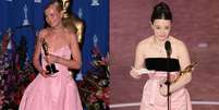 Gwyneth Paltrow e Mikey Madison no Oscar 1999 e 2025  Foto: Evan Agostini/Getty Images e Myung J. Chun/Los Angeles Times via Getty Images