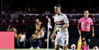 Oscar (S&atilde;o Paulo) durante jogo contra a Ponte Preta, no dia 19.02.2025 Foto: Sipa US / Alamy Stock Photo