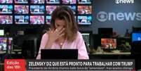 Natuza Nery soltou um palavrão ao vivo durante transmissão ao vivo na GloboNews  Foto: Reprodução/GloboNews / Contigo