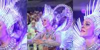 O adeus de Paolla Oliveira! 10 fotos da Rainha da Grande Rio MUITO emocionada em último desfile provam que despedida será difícil.  Foto: Daniel Pinheiro/BrazilNews / Purepeople