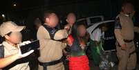 Mulher foi preso por lesão corporal na Sapucaí  Foto: Rogério Fidalgo/AgNews