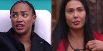Aline e Gracyanne Barbosa no 'BBB 25'  Foto: Reprodu&ccedil;&atilde;o/Globo / Mais Novela