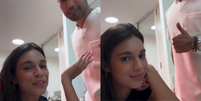 Alane Dias faz procedimento no bumbum após desfile  Foto: Reprodução/Instagram