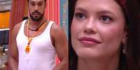 Ingratid&atilde;o? Mesmo &lsquo;salvo&rsquo; por Vit&oacute;ria Strada em din&acirc;mica, Maike coloca a atriz na mira do Pared&atilde;o no 'BBB 25'.  Foto: Reprodu&ccedil;&atilde;o, TV Globo / Purepeople