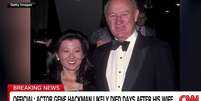 Gene e Betsy em matéria da TV norte-americana: triste fim para o casal que viveu uma história de amor por 40 anos  Foto: Reprodução/TV