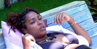 Thamiris relembra beijo com João Gabriel no BBB 25  Foto: Reprodução/Globo