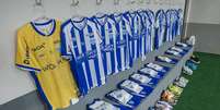 Vestiário do Avaí no Estádio Josué Annoni. Foto: Fabiano Rateke/AFC / Esporte News Mundo