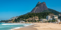 Visão da praia do Leblon, na zona sul do Rio de Janeiro  Foto: Divulgação