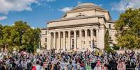 Protestos pró-palestinos em universidades nos Estados Unidos estão na mira de Donald Trump  Foto: DW / Deutsche Welle