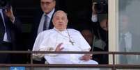 Papa Francisco recebe alta médica e faz primeira aparição pública.   Foto: Reprodução/Instagram/Vatican News