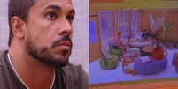 'Podem ir no João Gabriel', dispara o Líder Maike ao ouvir conversa de rivais  Foto: Reprodução/ TV Globo / Contigo