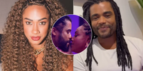 Vai rolar? Diogo Almeida revela que conseguiu contato de Aline: 'Estou aberto'  Foto: Reprodução/ Instagram e TV Globo / Contigo
