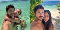 Sabrina Sato e Nicolas Prattes mostram fotos da lua de mel em ilha paradisíaca  Foto: @sabrinasato via Instagram / Estadão