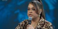 Preta Gil no 'Domingão com Huck': agora, cantora vai atrás de novas terapias contra o câncer no exterior  Foto: Reprodução/TV