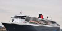 Navio Queen Mary 2, da Cunard Line, em Hamburgo, na Alemanha  Foto: Wikip&eacute;dia - 26.08.2010