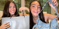 Duda Guerra compra bolsa de luxo  Foto: Reprodução/Instagram