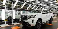 Nissan Frontier na Linha de produção na fabrica de Cordoba, Argentina.  Foto: Divulgação Nissan
