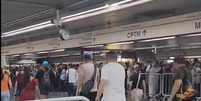 Linha vermelha do Metrô apresenta problemas  Foto: Reprodução/X