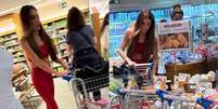 Morando em SP desde julho de 2022, Patrícia Poeta aderiu ao hábito de frequentar o mercado preferido das celebridades  Foto: Sala de TV