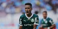  Foto: Divulgação/Conmebol - Legenda: Estêvão marcou o primeiro gol do Palmeiras contra o Sporting Cristal / Jogada10