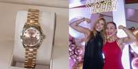 Virgínia Fonseca ganha um relógio, da relojoaria suíça Rolex, avaliado em R$280 mil reais de presente de sua sócia.  Foto: reprodução/instagram / Contigo