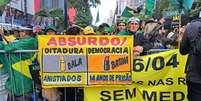 Manifestantes na Avenida Paulista a favor da anistia dos condenados pelo 8/1  Foto: Caio Possati / Estadão / Estadão