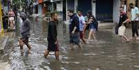 No Jardim Maravilha, zona oeste, 61% das residências têm alta vulnerabilidade para inundações; 2,5 mil, muito alta.  Foto: Fernando Frazão/AB