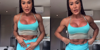 Gracyanne Barbosa diz que está com região íntima inchada  Foto: Reprodução/Instagram