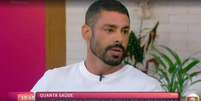 Cauã Reymond no 'Mais Você', da Globo  Foto: Reprodução/Globo