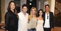 Elenco de Máscaras em estreia da novela, em 2012  Foto: André Durão / Contigo