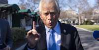 O conselheiro financeiro de Donald Trump, Peter Navarro, em 11/03/2025.  Foto: AP - Alex Brandon / RFI