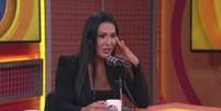 Gracyanne Barbosa no Mesacast BBB  Foto: Reprodu&ccedil;&atilde;o/Globo / Mais Novela