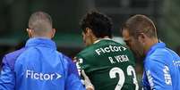  Foto: Cesar Greco/Palmeiras - Legenda: Veiga atuou somente 10 minutos em jogo do Palmeiras / Jogada10