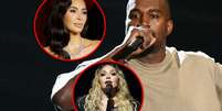 Bomba! Kanye West dispara contra ex-mulher, Kim Kardashian, e faz revelação surpreendente sobre Madonna. Entenda!.  Foto: Getty Images / Purepeople