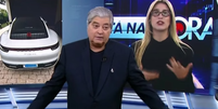 Ao vivo no SBT, Datena perde a paciência com repórter: 'Fala a notícia, depois você reclama'  Foto: Reprodução/ SBT / Contigo
