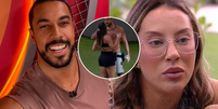 BBB 25: Eliminado, Maike comenta foto de Renata ap&oacute;s pol&ecirc;mica de agress&atilde;o: 'Sinto muito'  Foto: Reprodu&ccedil;&atilde;o/ Instagram e TV Globo / Contigo