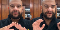 Após emagrecer 50 kg, apresentador Gominho desabafa sobre compulsão alimentar  Foto: Reprodução/Instagram / Contigo