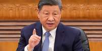 O presidente da China, Xi Jinping, pediu que a União Europeia se junte a Pequim na oposição à 'intimidação' dos EUA  Foto: EPA / BBC News Brasil