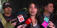 "Família toda está desolada", diz irmã de torcedora que morreu  Foto: Reprodução/X @TVN