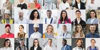 Imagem mostra montagem com diversas fotos de trabalhadores das mais diferentes profiss&otilde;es.  Foto: Freepik
