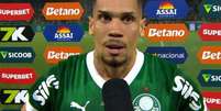 -  Foto: Reprodução - Legenda: Paulinho estreou pelo Palmeiras com vitória no dérbi contra o Corinthians / Jogada10