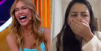 Virgínia Fonseca confessa que não se arrepende de lançar body splash 'com cheiro de vômito' e expõe motivo polêmico: 'A galera...'.  Foto: Reprodução, SBT/TikTok / Purepeople