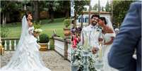 Jakelyne Oliveira e Mariano se casaram na Fazenda Santa B&aacute;rbara  Foto: Reprodu&ccedil;&atilde;o/Instagram/@jaakelyne