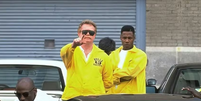 Jordan é flagrado saindo de sua Ferrari nos anos 90  Foto: Reprodução