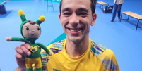 Hugo Calderano é o primeiro não asiático e não europeu campeão mundial de tênis de mesa  Foto: Reprodução/X/Time Brasil
