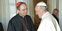 O cardeal Sérgio da Rocha em encontro com o papa Francisco  Foto: Arquidiocese de Salvador (BA)