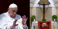 Fotos do corpo de Papa Francisco dentro do caixão são divulgadas pelo Vaticano.  Foto: Getty Images / Purepeople