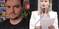 Felipe Neto vira réu por injúria e difamação contra a deputada Júlia Zanatta  Foto: Reprodução