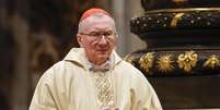O cardeal italiano Pietro Parolin aparece como favorito entre os apostadores para se tornar o próximo papa  Foto: Anadolu /GettyImages