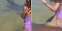 Caso ocorreu na praia de Olga, perto de Hadera, noroeste de Israel  Foto: Reprodução/X/@SilentlySirs